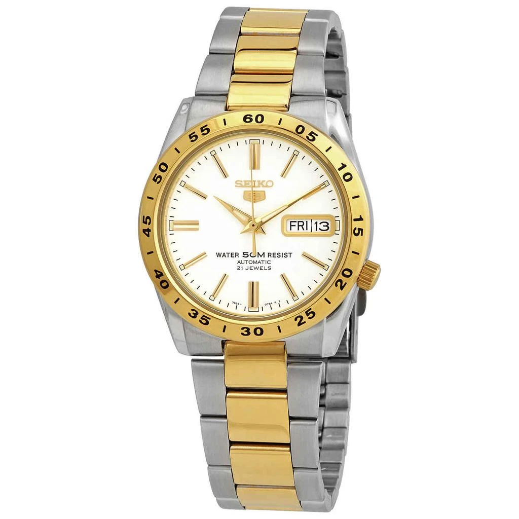 商品Seiko|Automatic White Dial Two-tone Ladies Watch SNKE04,价格¥1097,第1张图片