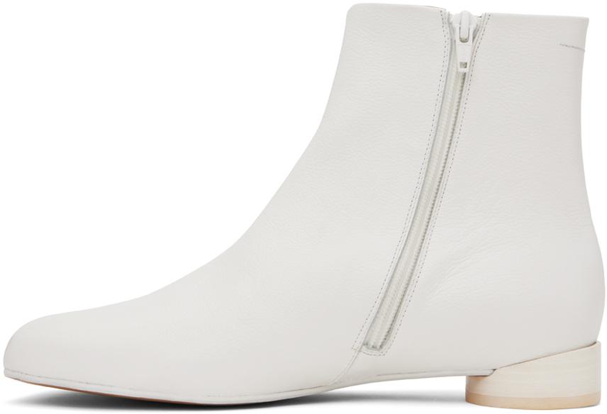 Shop White Anatomic Ankle Boots on Sale at BeyondStyle – Get