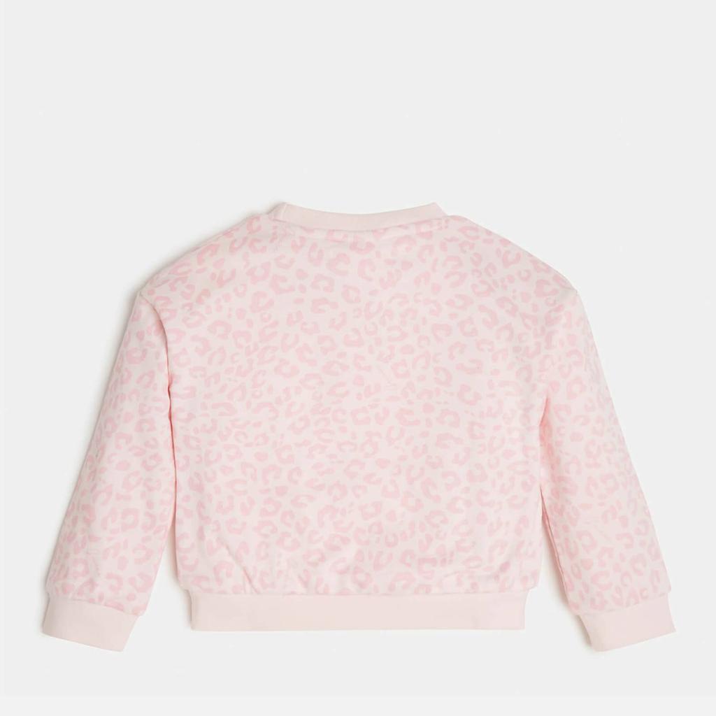 Guess Girls Leopard-Print Cotton-Jersey Sweatshirt商品第2张图片规格展示