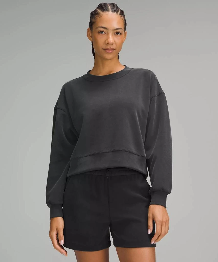 商品Lululemon|Softstreme Perfectly Oversized Cropped Crew,价格¥498,第5张图片详细描述