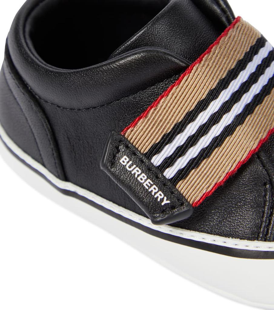 商品Burberry|Vintage Check皮革运动鞋,价格¥1822,第6张图片详细描述