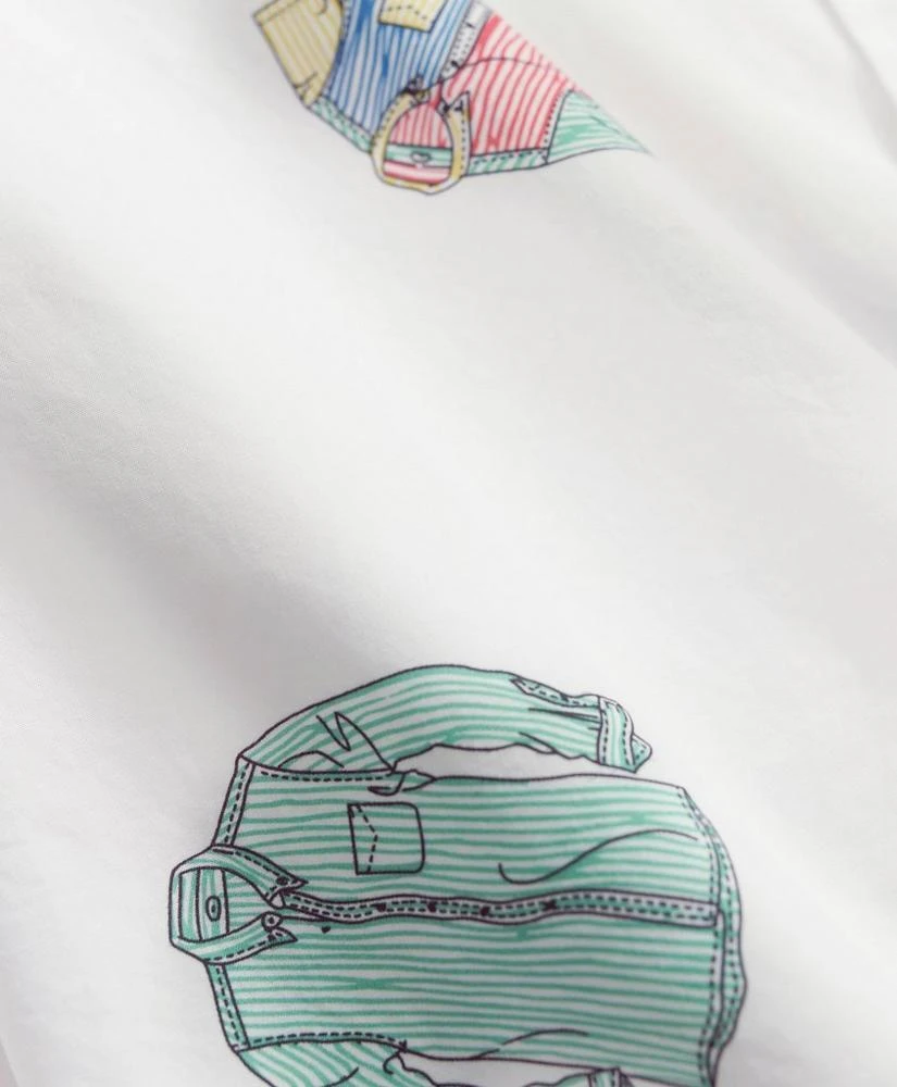 商品Brooks Brothers|Friday Shirt, Poplin Shirt Print,价格¥376,第3张图片详细描述