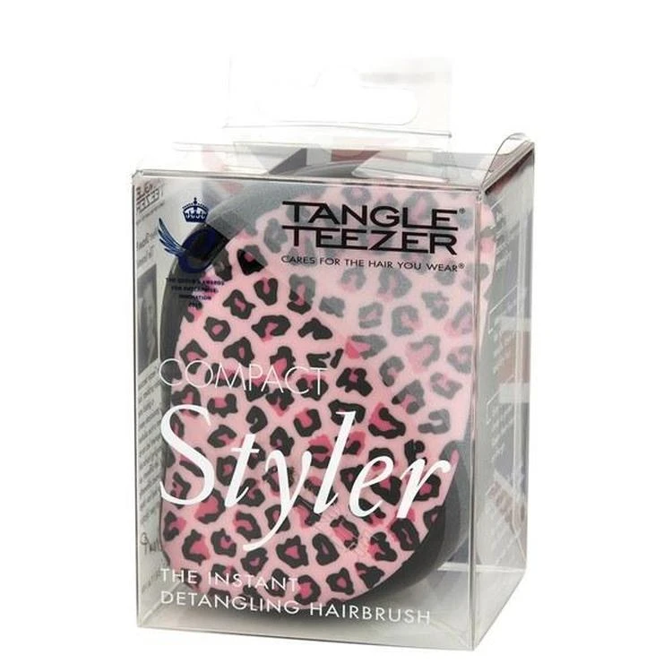 商品Tangle Teezer|Tangle Teezer Compact Styler - 粉色豹纹,价格¥120,第4张图片详细描述