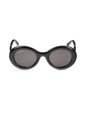 商品Balenciaga|50MM Chunky Round Sunglasses,价格¥1201,第1张图片