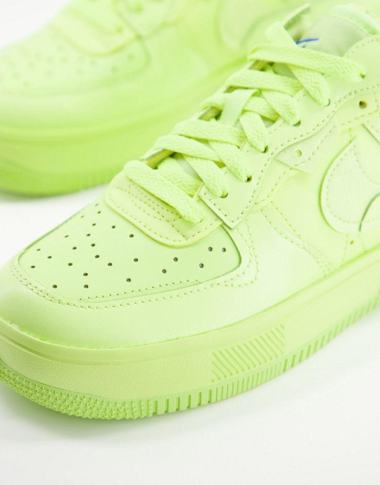 Nike Air Force 1 Fontanka trainers in yellow商品第2张图片规格展示