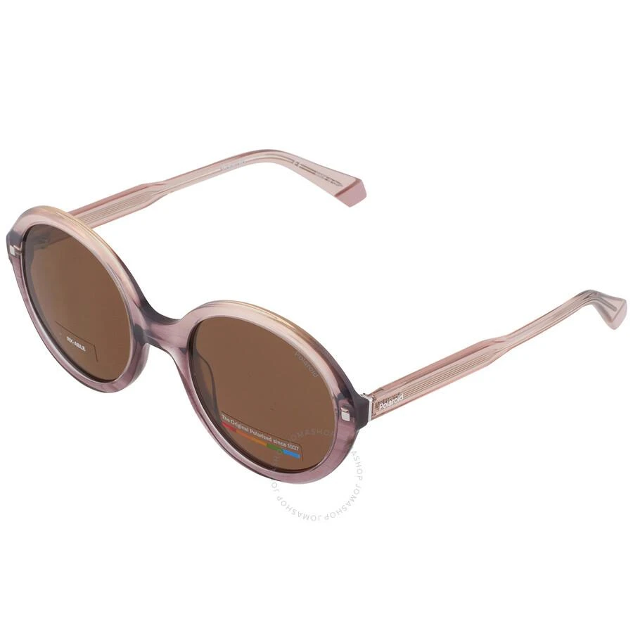 商品Polaroid|Core Polarized Bronze Oval Ladies Sunglasses PLD 4114/S/X 05KC/SP 54,价格¥149,第3张图片详细描述