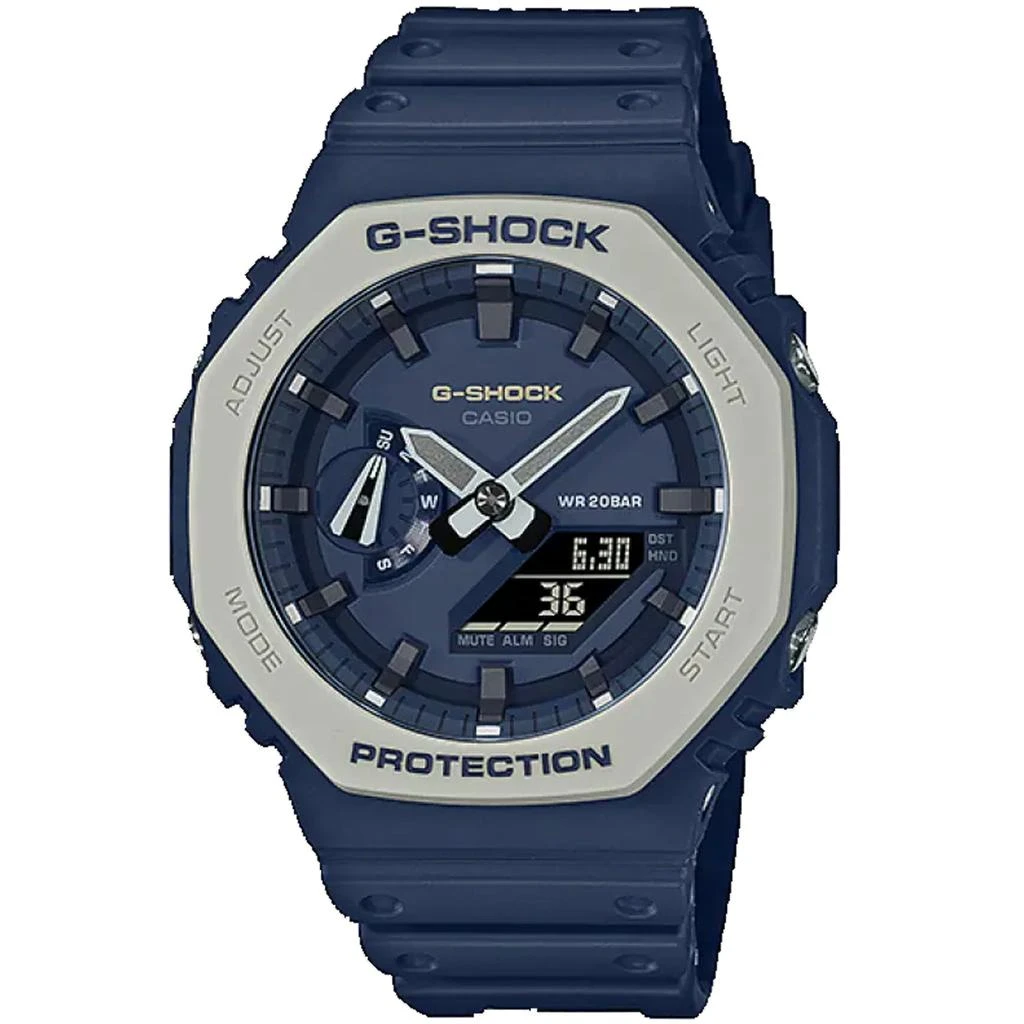 商品Casio|Casio Men's G-Shock Blue Dial Watch,价格¥749,第1张图片