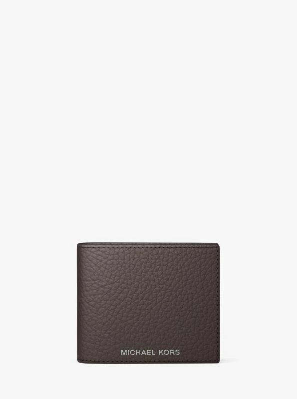 商品Michael Kors|Hudson Pebbled Leather Billfold Wallet,价格¥509,第1张图片