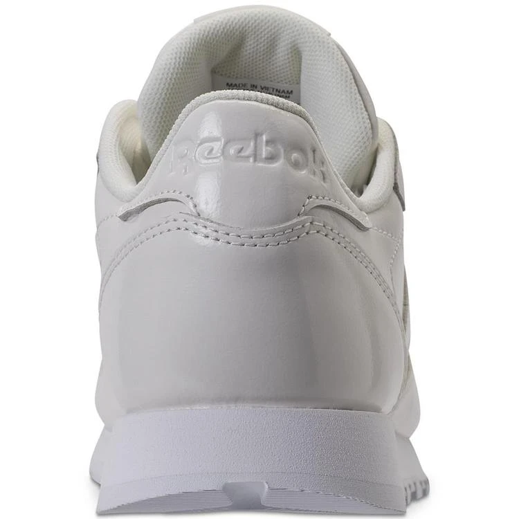 商品Reebok|Women's Classic Leather Patent Casual Sneakers from Finish Line,价格¥299,第5张图片详细描述