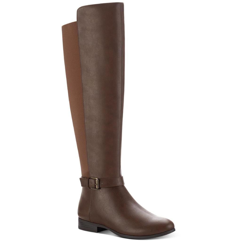 商品Style & Co|Style & Co. Womens Kimmball Faux Leather Stretch Over-The-Knee Boots,价格¥282-¥304,第5张图片详细描述
