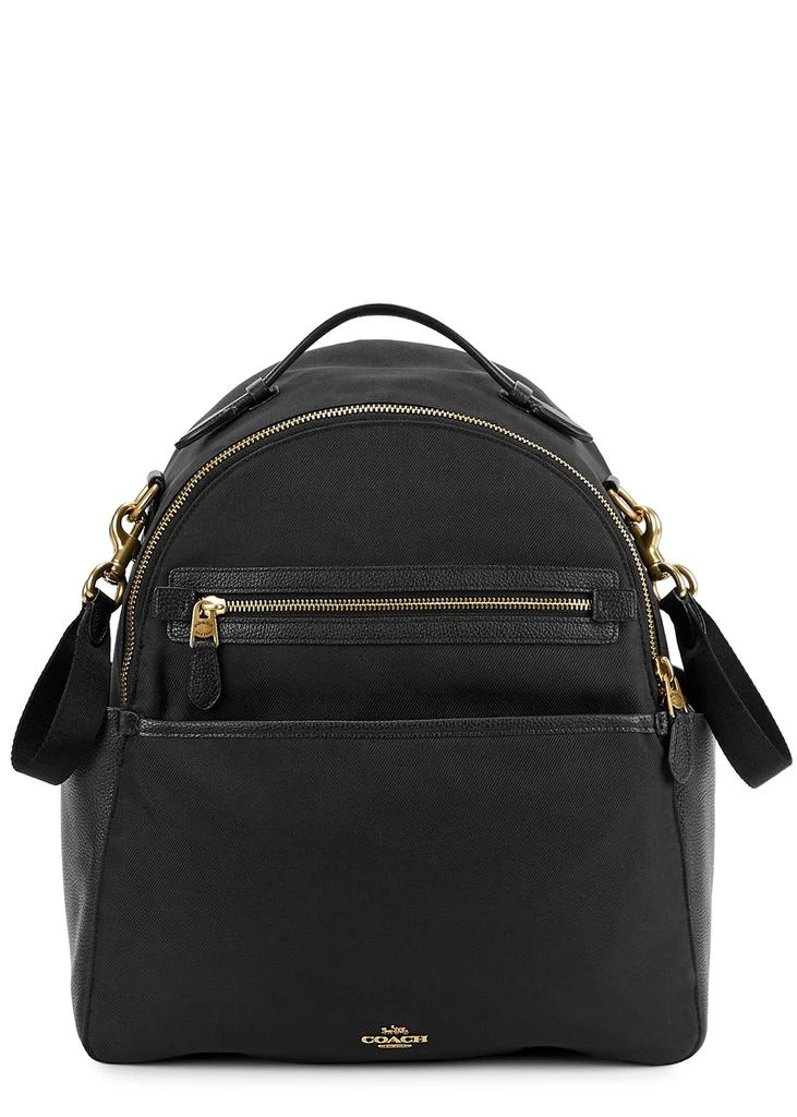 商品Coach|Baby black nylon and leather backpack,价格¥3679,第1张图片