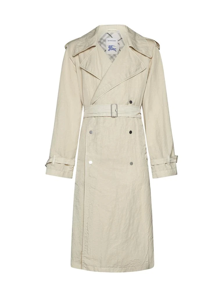 商品Burberry|Double-breasted Belted Trench Coat,价格¥15227,第1张图片