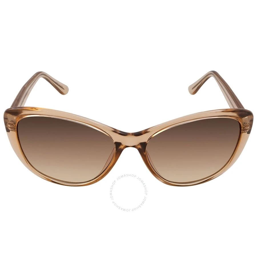 商品Calvin Klein|Brown Gradient Butterfly Ladies Sunglasses CK19560S 270 57,价格¥186,第1张图片