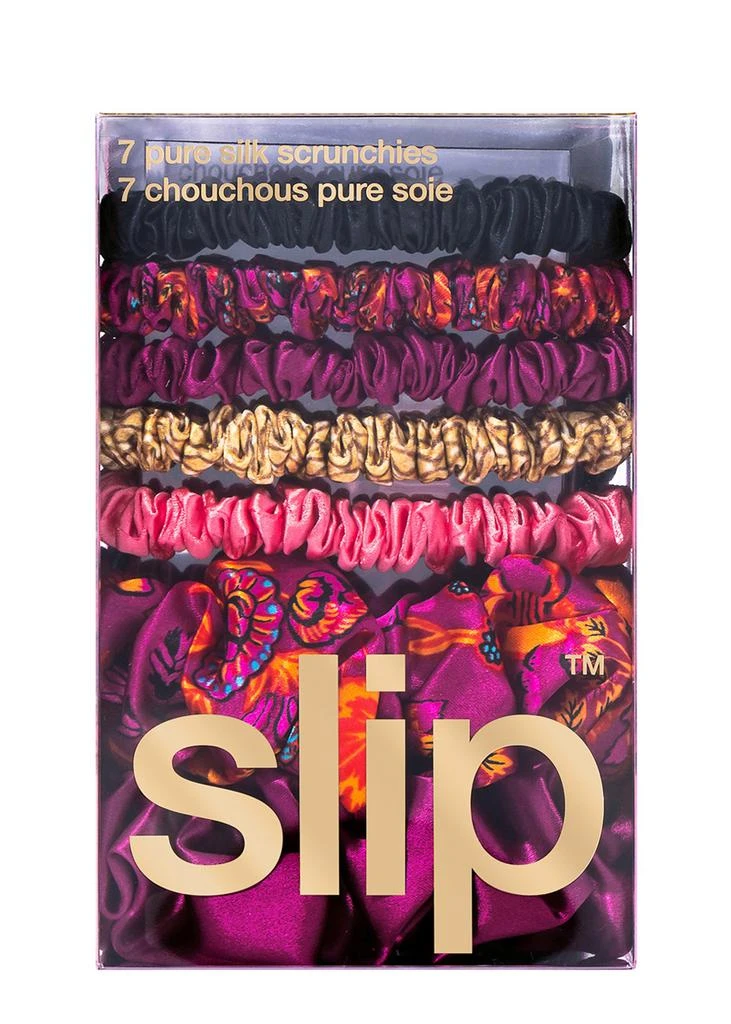 商品Slip|Pure Silk Scrunchies - Super Bloom Mega Set,价格¥353,第2张图片详细描述