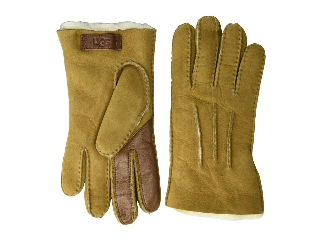 商品UGG|Contrast Water Resistant Sheepskin Tech Gloves,价格¥1217,第1张图片