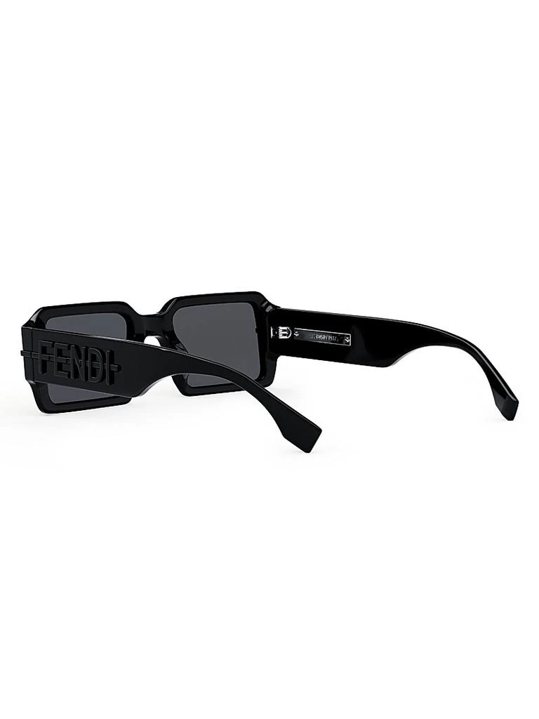 商品Fendi|O'Lock Fendigraphy 52MM Rectangular Sunglasses,价格¥3660,第5张图片详细描述