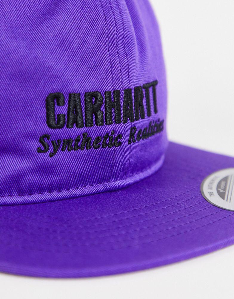Carhartt WIP synthetic realities cap in purple商品第2张图片规格展示