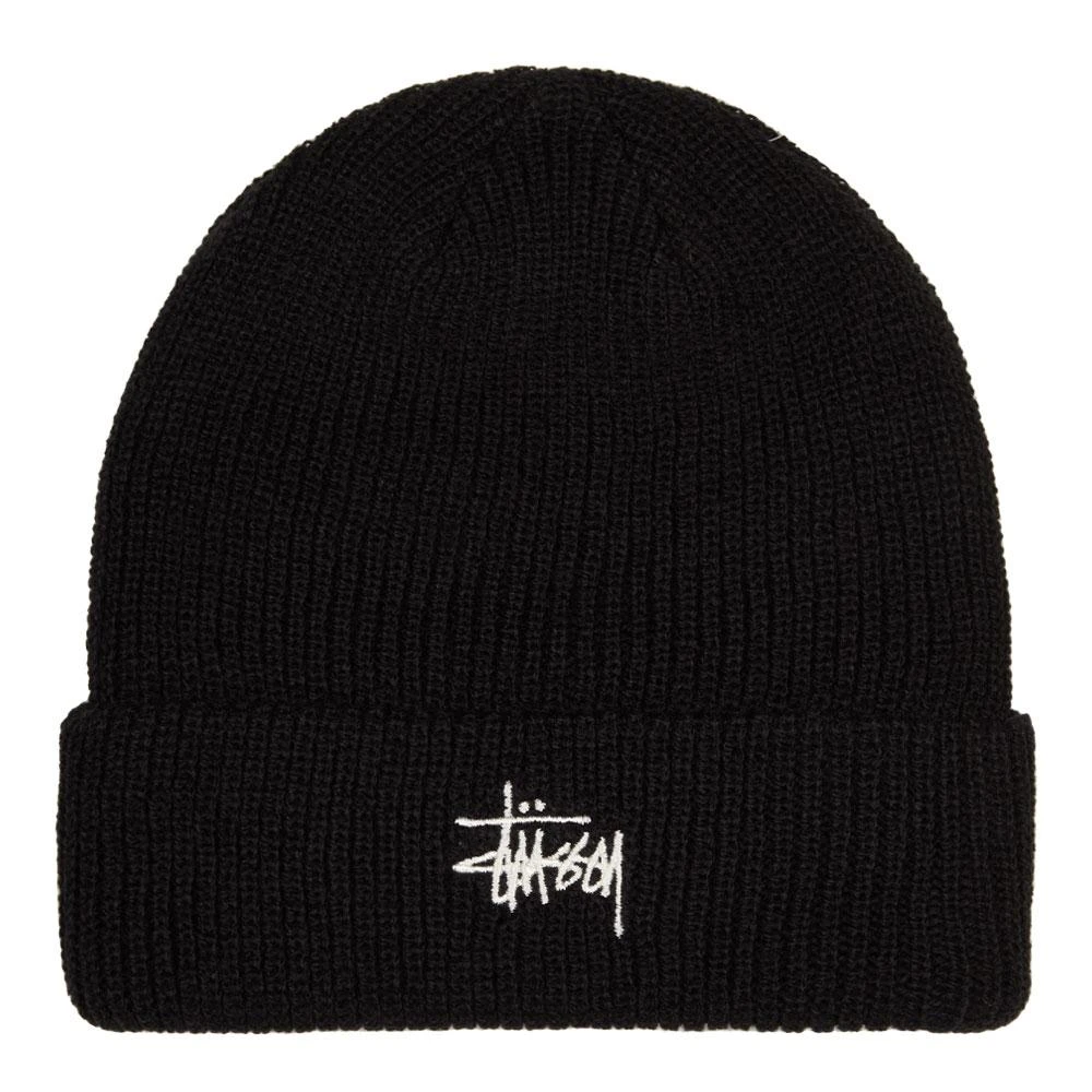 商品STUSSY|Stussy Basic Cuff Beanie - Black,价格¥307,第1张图片