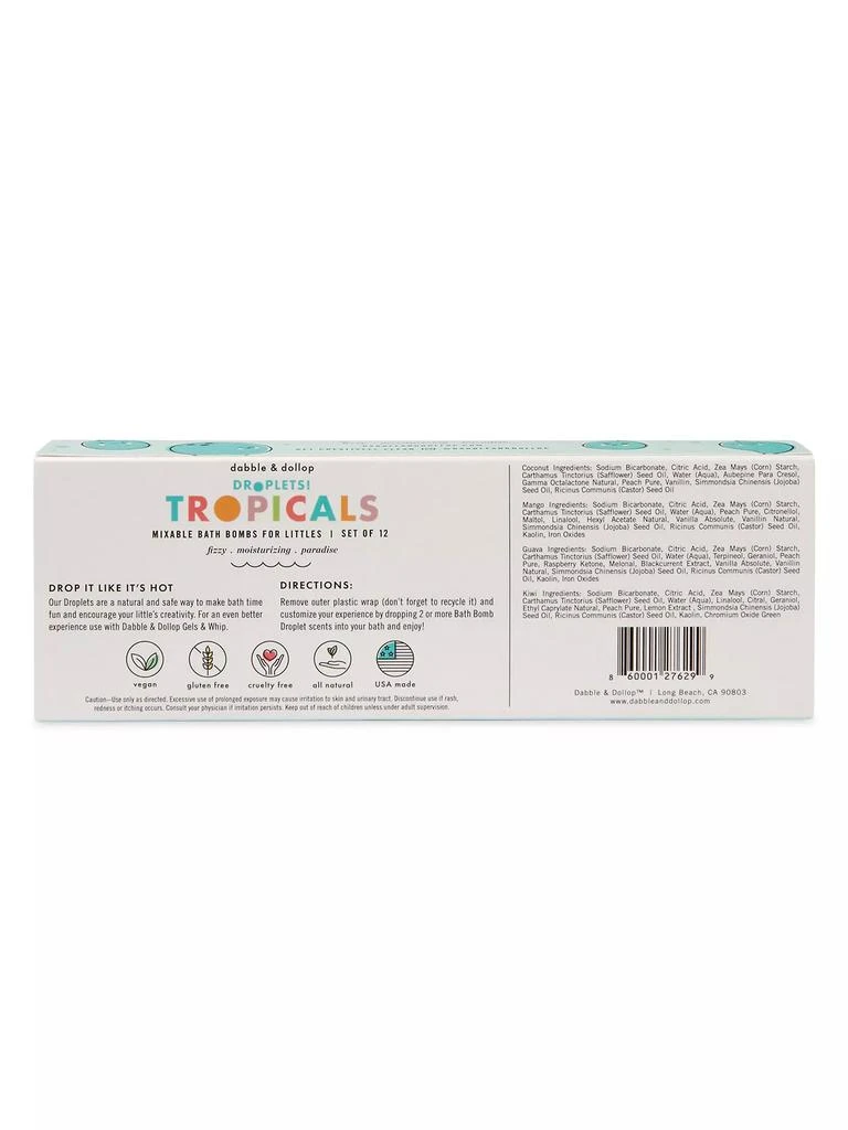 商品Dabble & Dollop|Droplets Bath Bombs - Tropicals,价格¥227,第3张图片详细描述