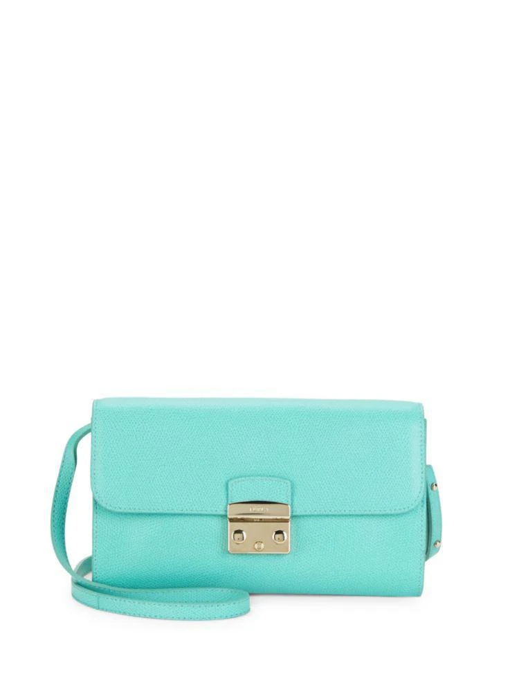 商品Furla|Logo Leather Mini Shoulder Bag,价格¥904,第4张图片详细描述
