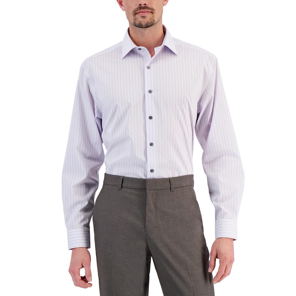 Men's Regular Fit Traveler Stretch Dress Shirt, Created for Macy's商品第1张图片规格展示