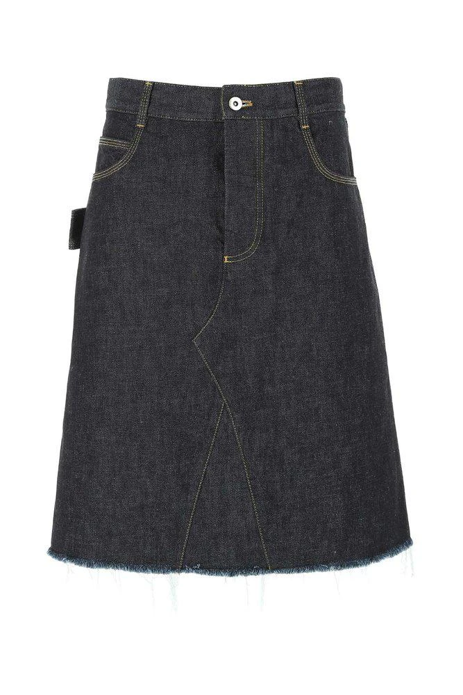 商品Bottega Veneta|Bottega Veneta A-Line Denim Skirt,价格¥2273,第1张图片