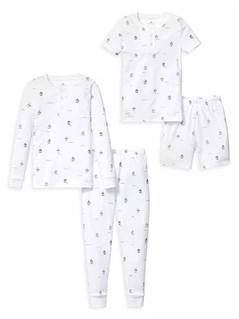 商品Petite Plume|Little Boy's & Boy's Bateau 4-Piece Pajamas Set,价格¥735,第1张图片