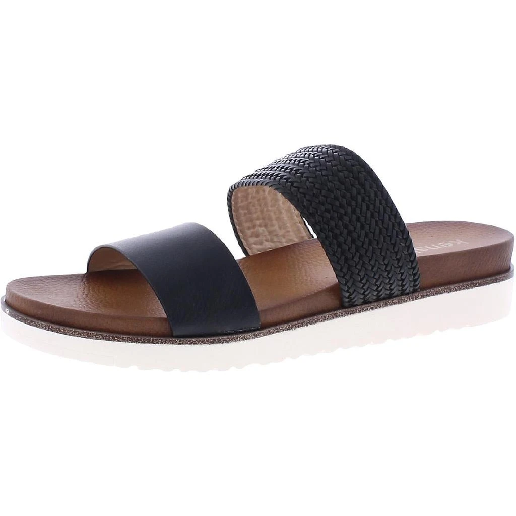 商品Kensie|Kensie Womens Dustie Woven Slip On Flatform Sandals,价格¥76,第1张图片