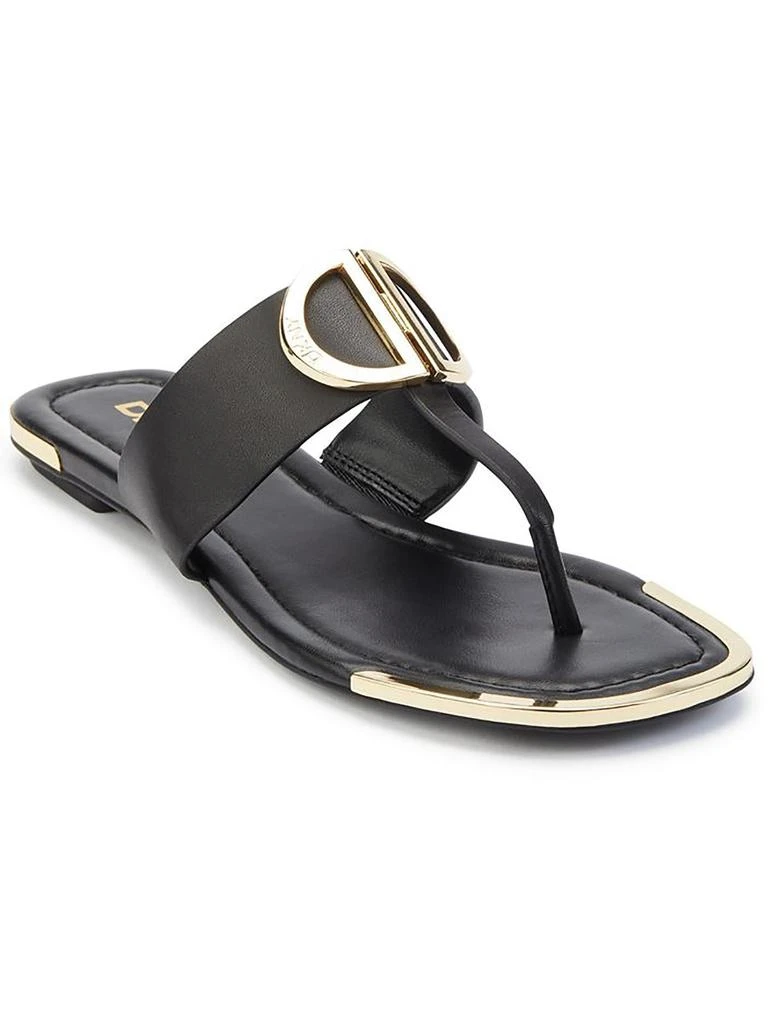 商品DKNY|Halcott  Womens Leather Sandals Flip-Flops,价格¥374,第1张图片