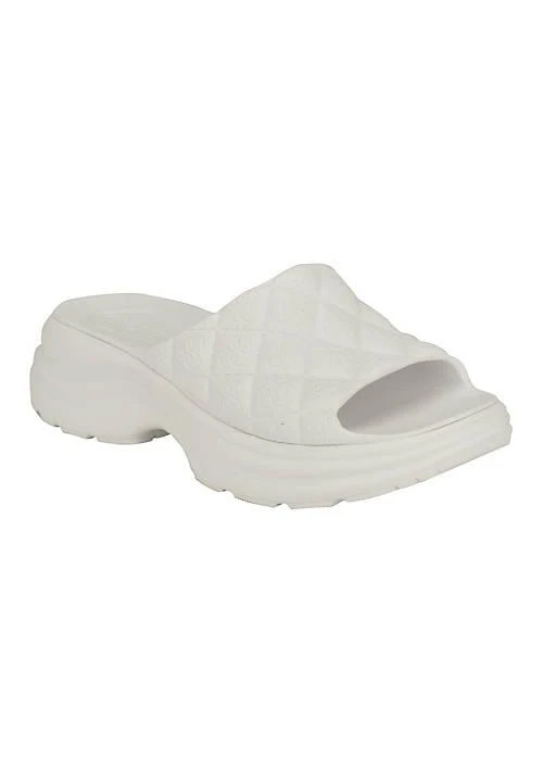 商品Calvin Klein|Klein Wiston Pool Slip Onn Flat Slides,价格¥294,第1张图片