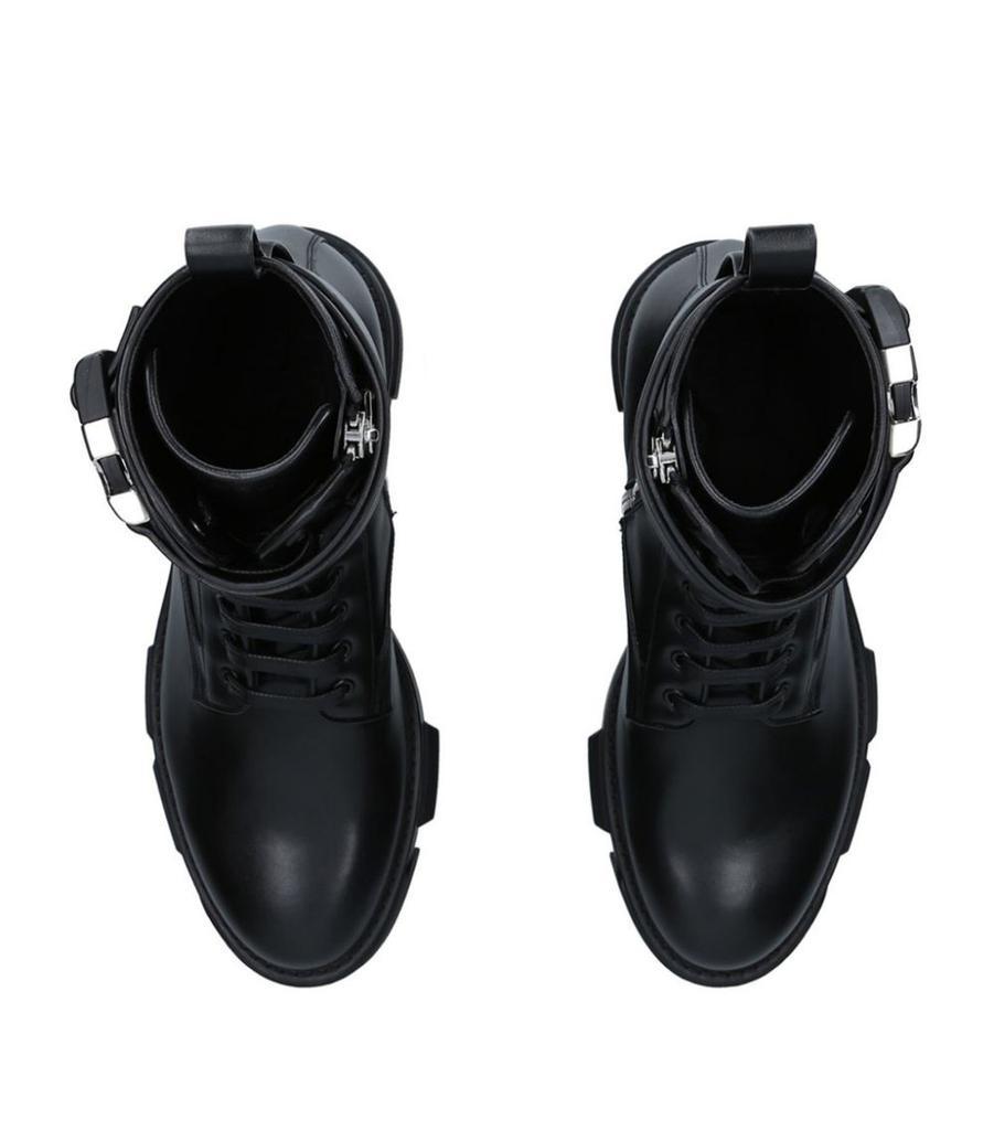 商品Givenchy|Leather Terra Lace-Up Boots,价格¥7701,第6张图片详细描述