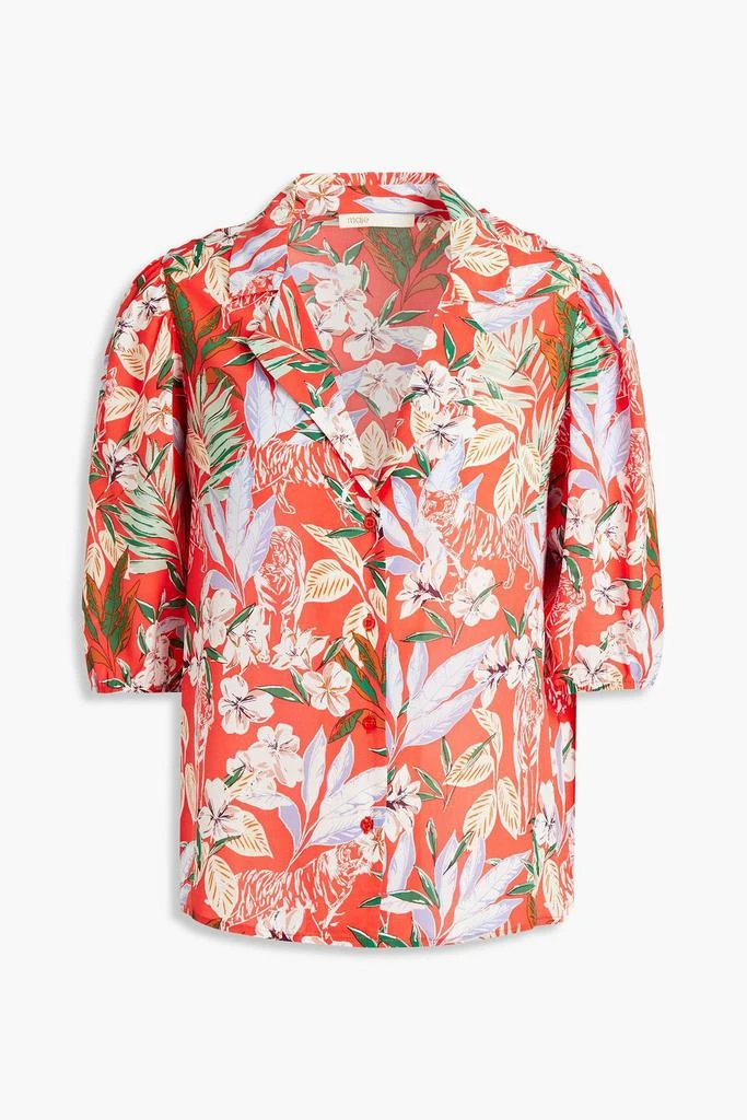 商品Maje|Civale floral-print woven shirt,价格¥799,第3张图片详细描述