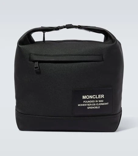 商品Moncler|Leather-trimmed tote bag,价格¥9462,第1张图片