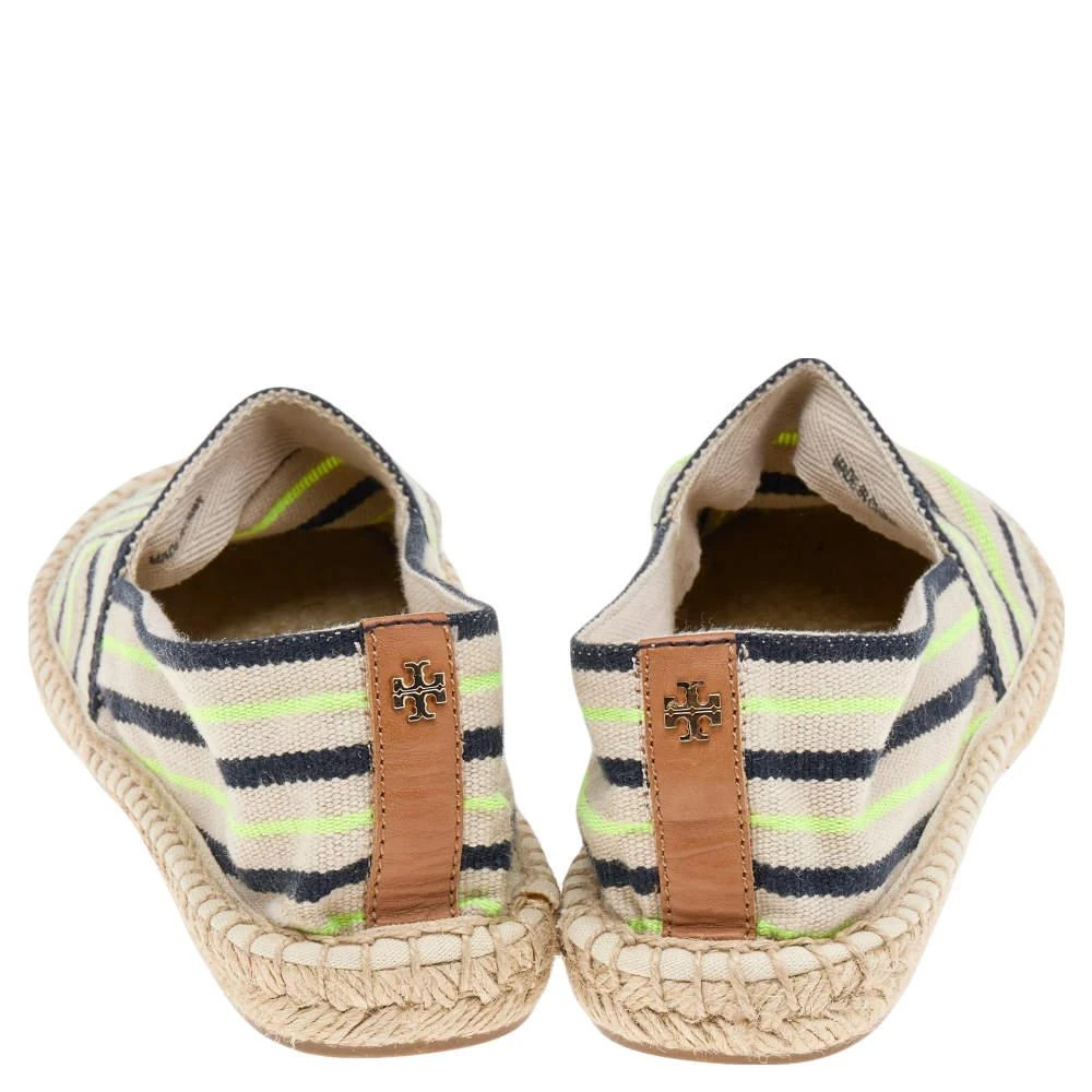 商品[二手商品] Tory Burch|Tory Burch Multicolor Striped Canvas Espadrille Flats Size 40,价格¥809,第5张图片详细描述