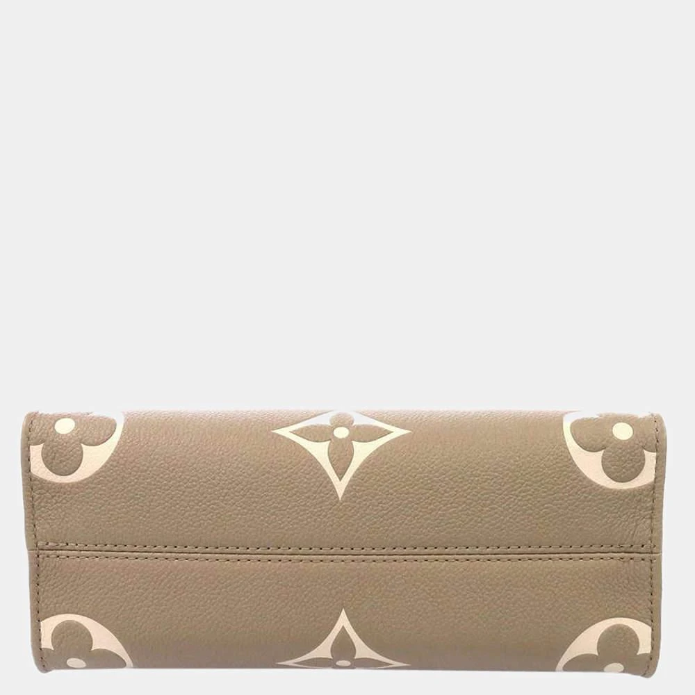 商品[二手商品] Louis Vuitton|Louis Vuitton Cream Monogram Empreinte Leather Giant Onthego PM Tote Bag ,价格¥25984,第4张图片详细描述