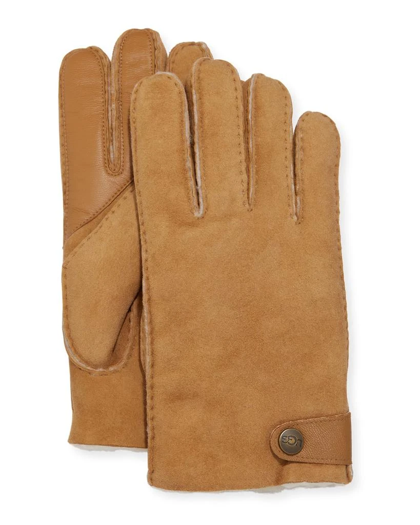 商品UGG|Men's Side-Tab Shearling-Lined Gloves,价格¥1197,第1张图片