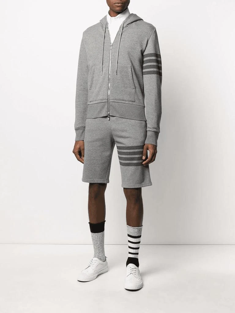 商品Thom Browne|THOM BROWNE cotton striped track shorts,价格¥4961,第2张图片详细描述