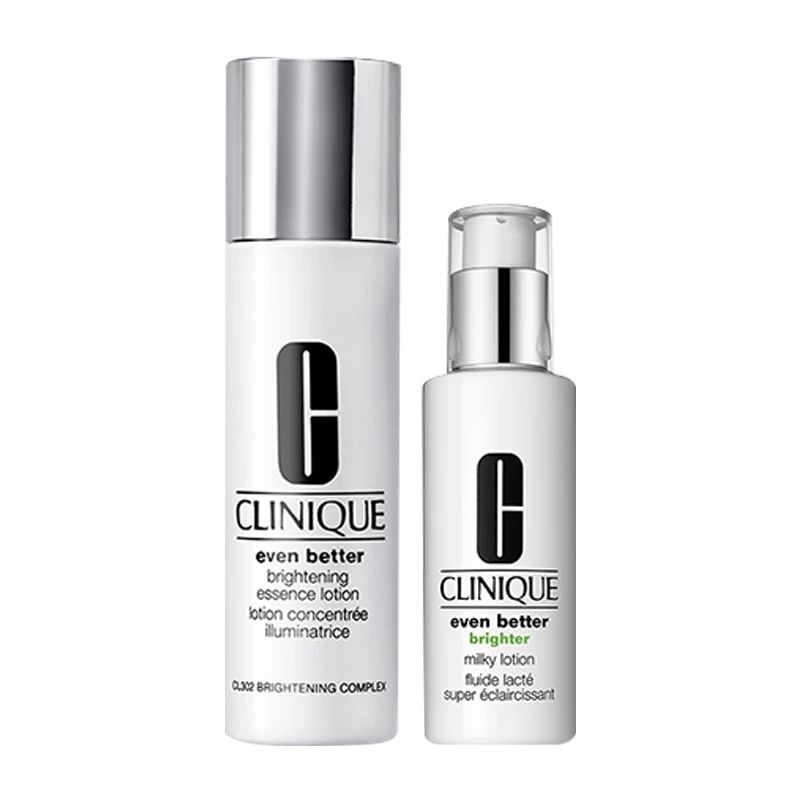 Clinique 倩碧 匀净��美白精华水175ml+美白乳100ml 淡斑去黄敏感肌可用 商品