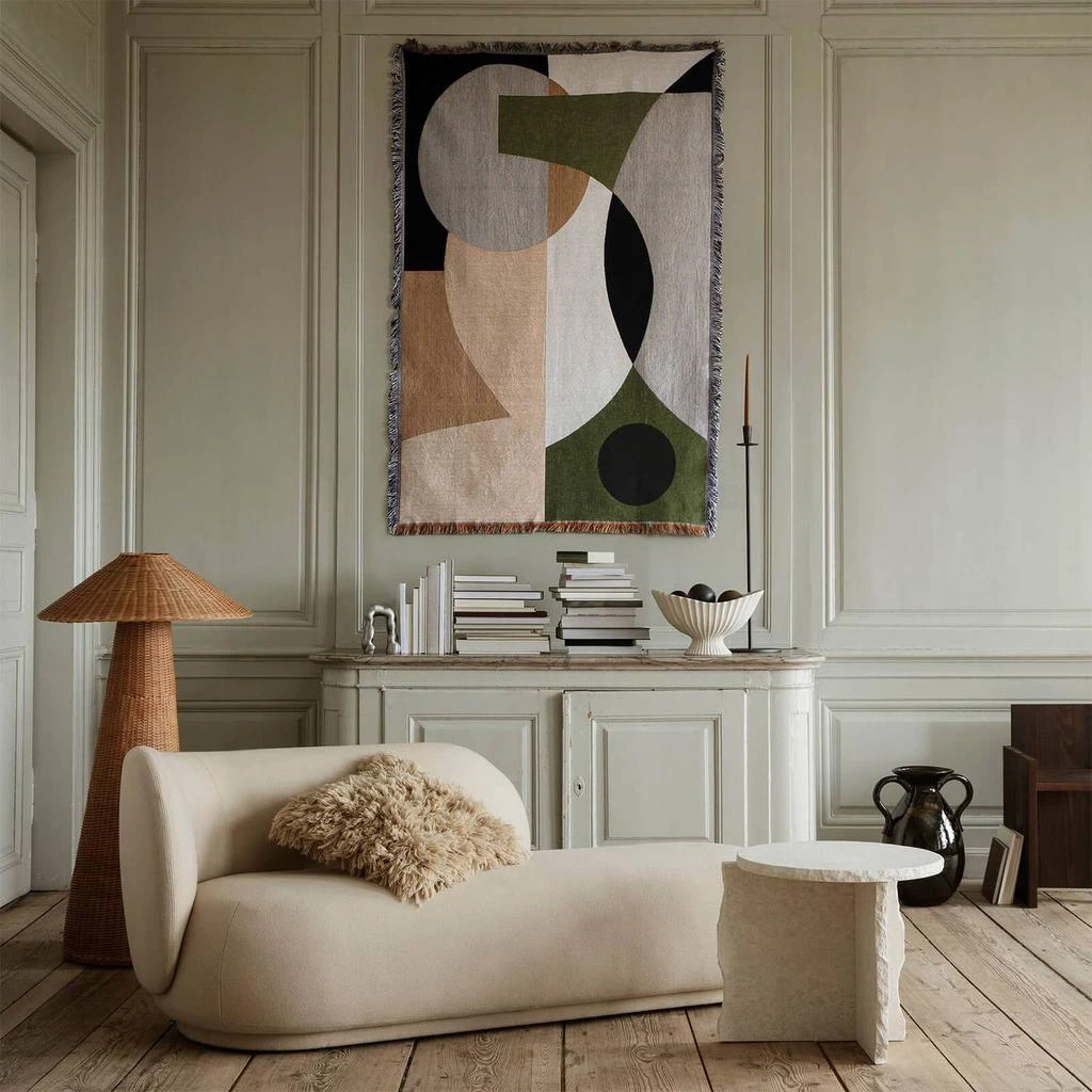商品Ferm Living|Ferm Living Meadow High Pile Cushion - Light Sand,价格¥475,第3张图片详细描述