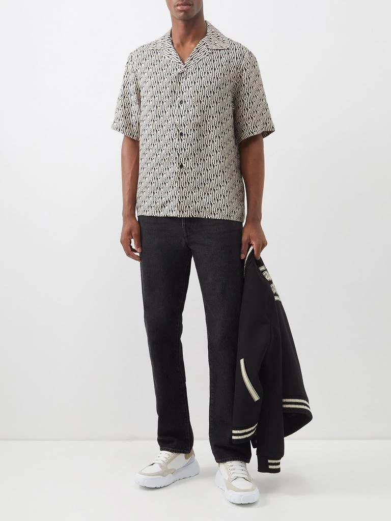 商品AMIRI|Logo print silk-twill shirt,价格¥5479,第2张图片详细描述
