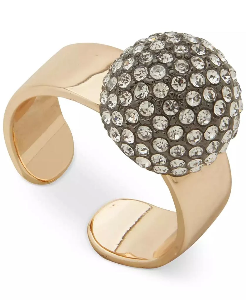 商品Karl Lagerfeld Paris|Two-Tone Crystal Pavé Disco Ball Statement Ring,价格¥294,第1张图片