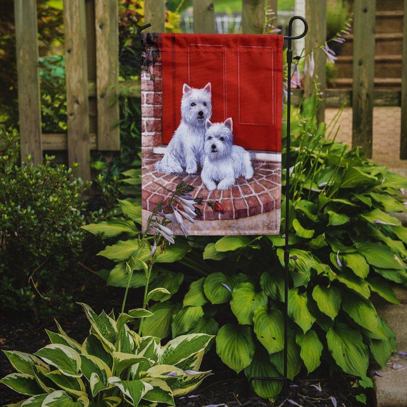 商品Caroline's Treasures|Red Door Westies Garden Flag 2-Sided 2-Ply,价格¥136,第2张图片详细描述