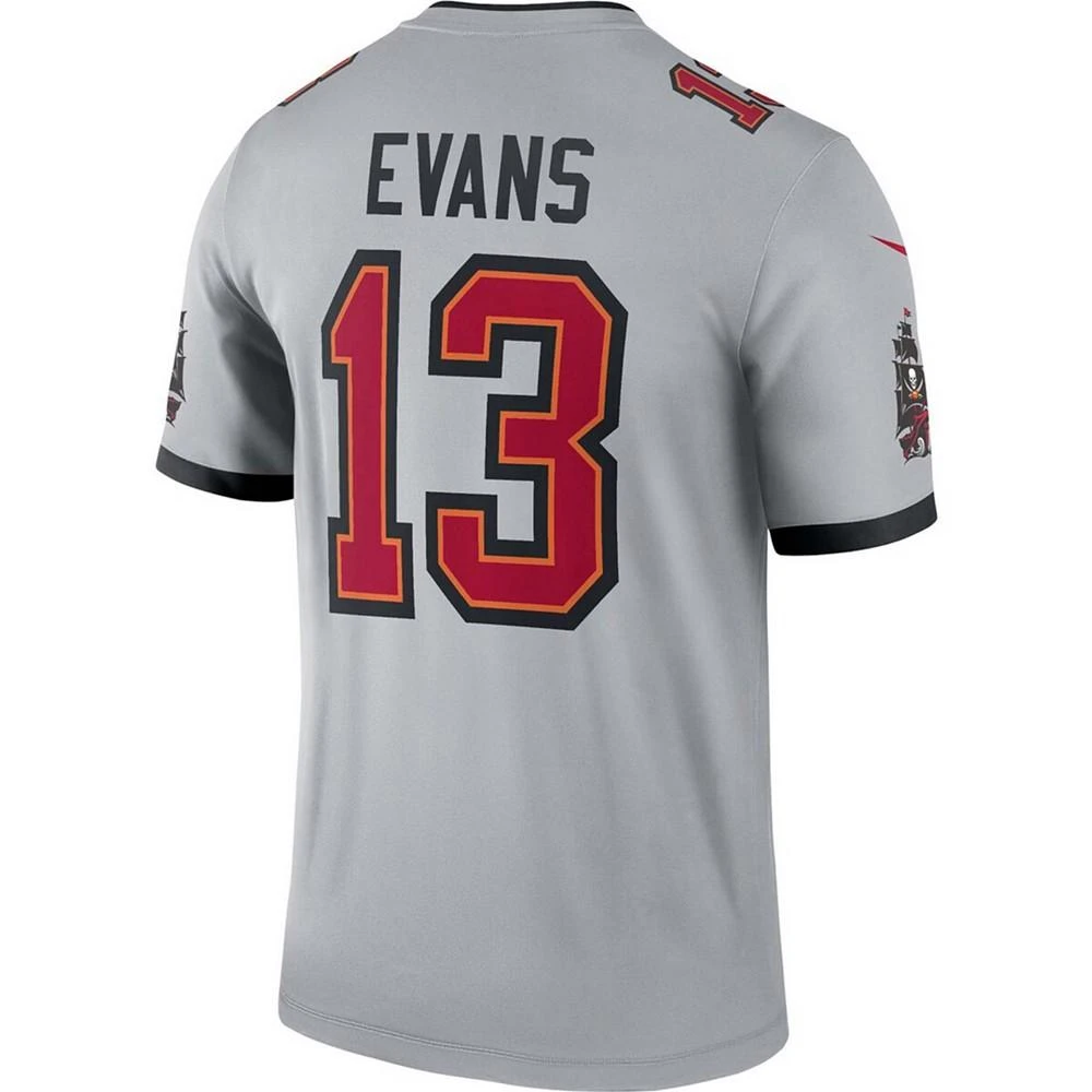 商品NIKE|Men's Mike Evans Gray Tampa Bay Buccaneers Inverted Legend Jersey,价格¥742,第2张图片详细描述