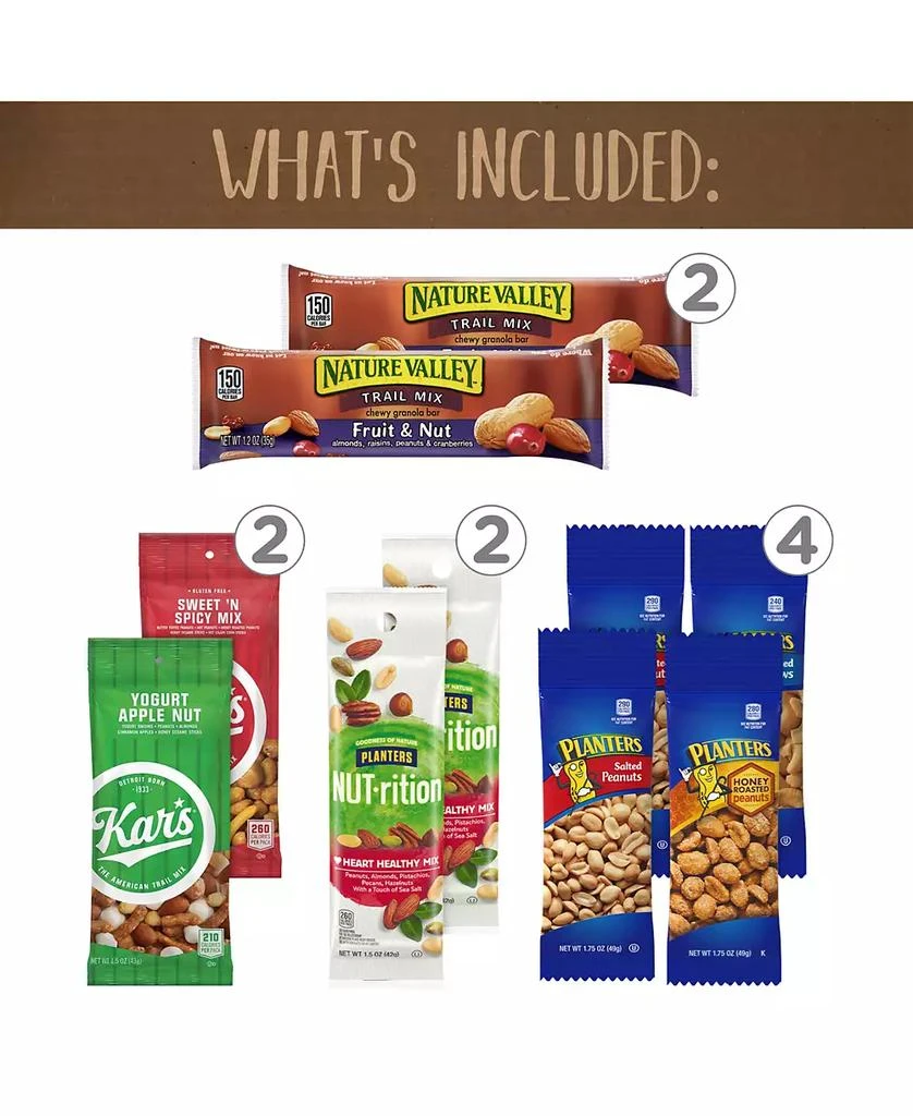 商品SnackBoxPros|On The Go Snack Box, 27 Assorted Snacks,价格¥273,第3张图片详细描述