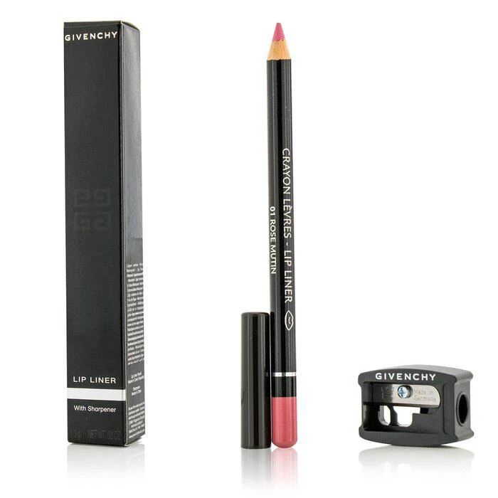 商品Givenchy|Givenchy 唇线笔(附削笔器)- # 01 Rose Mutin -01 Rose Mutin(1.1g/0.03oz),价格¥268,第2张图片详细描述