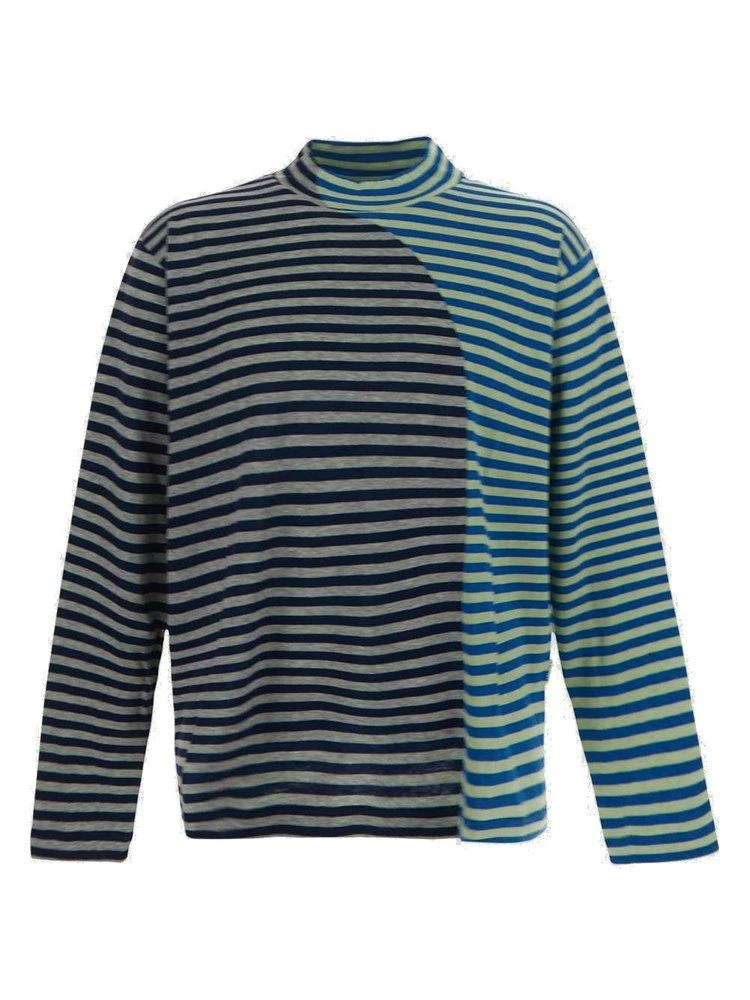 商品SUNNEI|Sunnei Striped Mock Neck T-Shirt,价格¥898,第1张图片