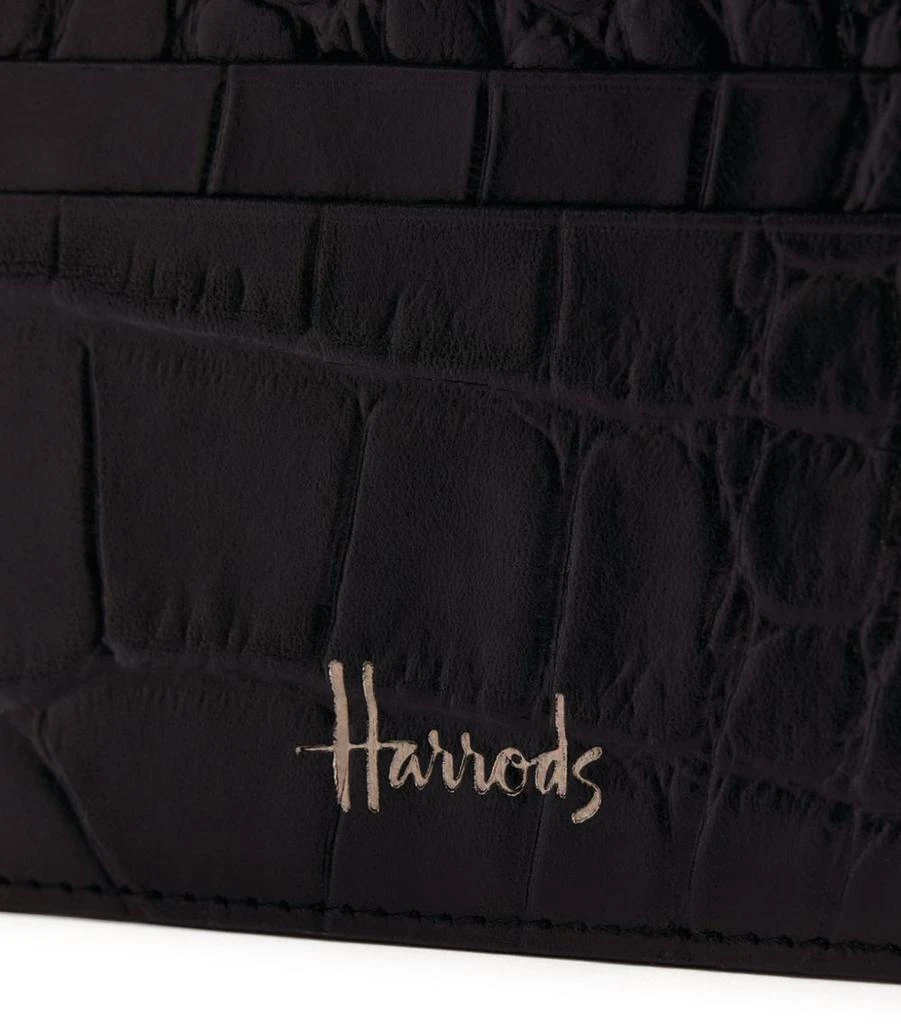 商品Harrods|Croc-Embossed Wembley Card Holder,价格¥344,第3张图片详细描述