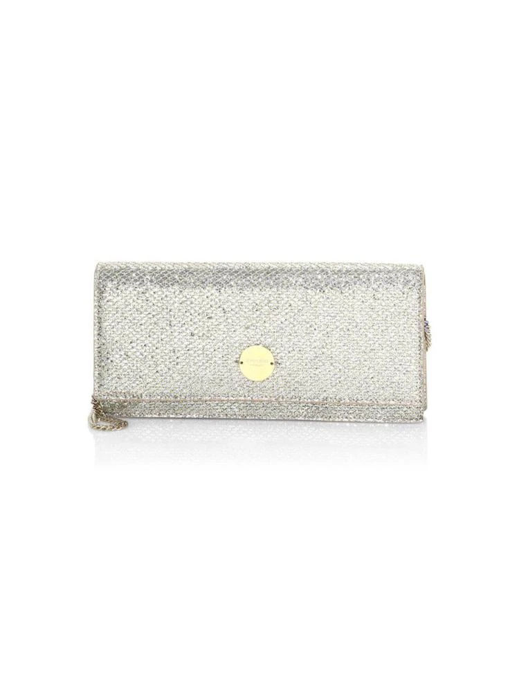 商品Jimmy Choo|Fie Metallic Glitter Chain Clutch,价格¥2533,第1张图片