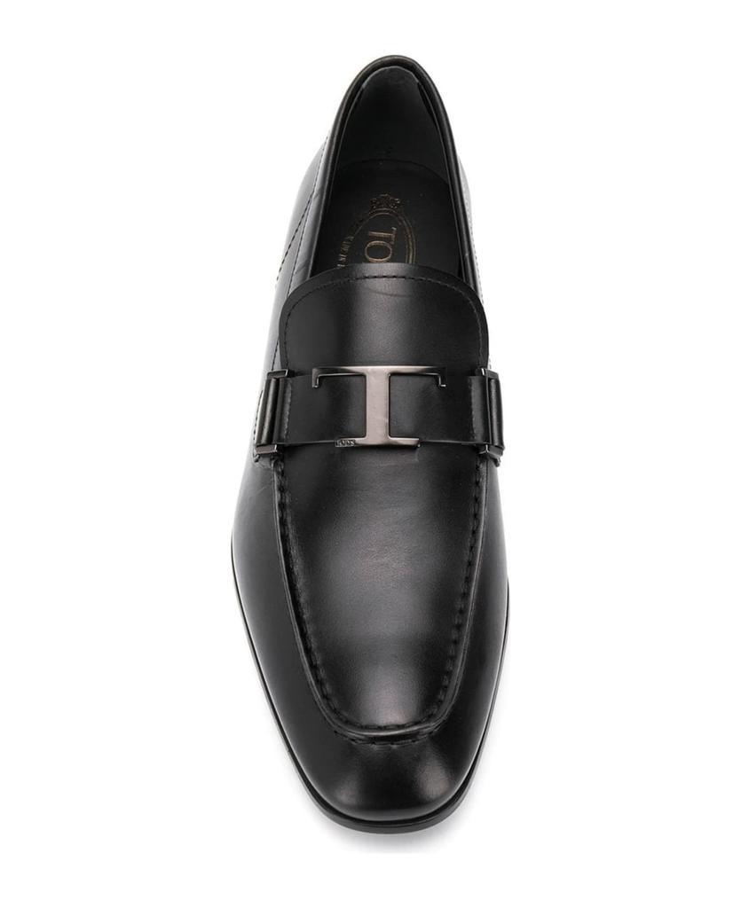 商品Tod's|Black Leather Loafers,价格¥4747,第6张图片详细描述