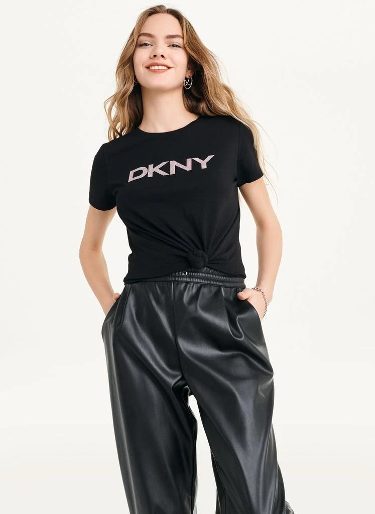 商品DKNY|Glitter Logo Tee,价格¥373,第5张图片详细描述